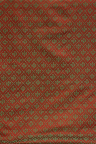 Handloom Pure Silk Jamawar Fabric